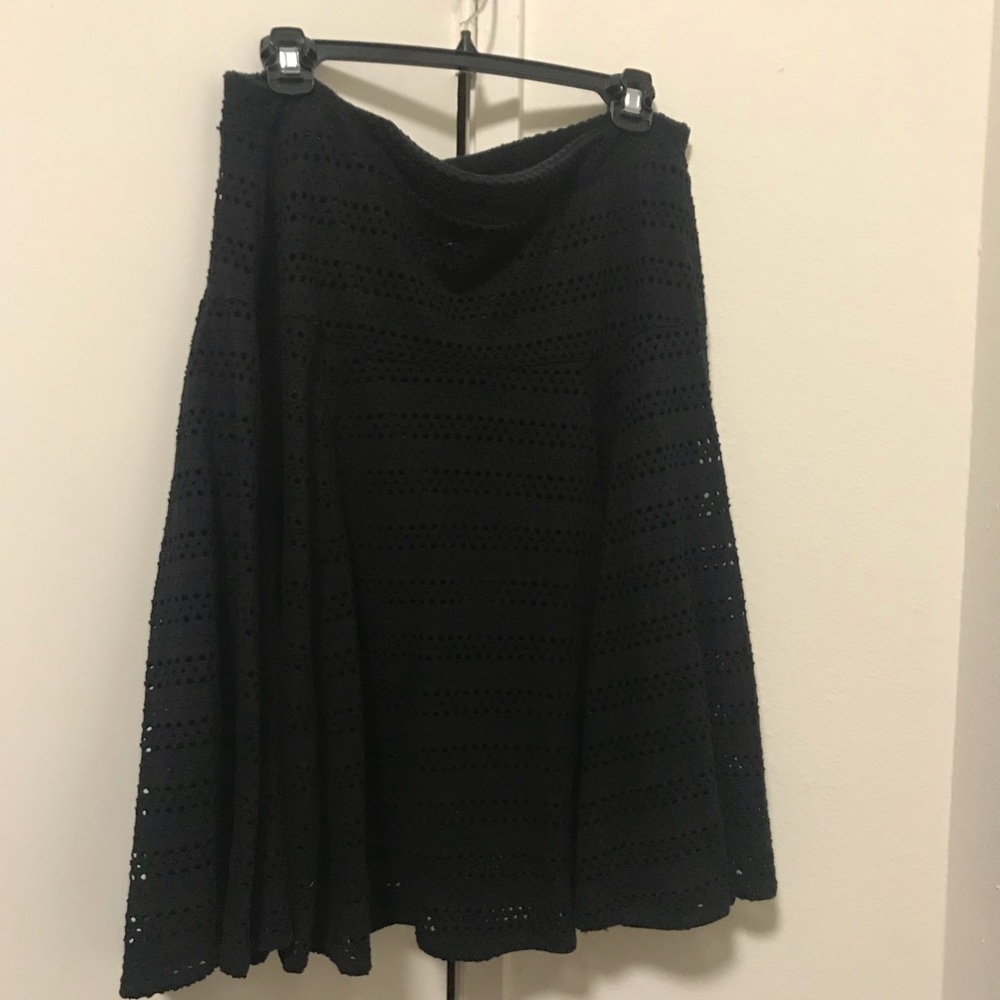 Knee length skirt